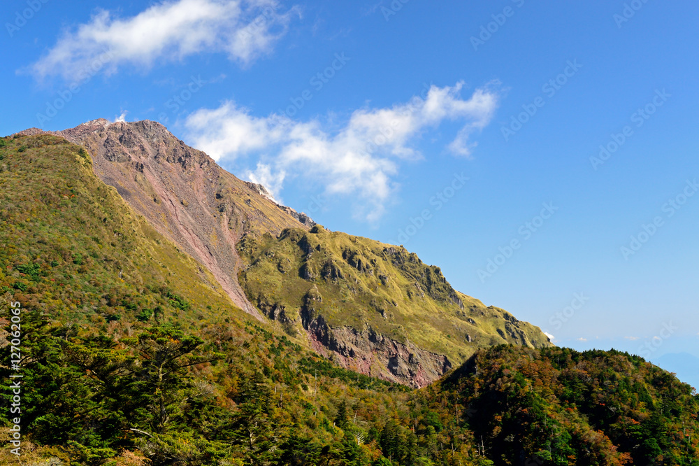 Naklejka premium 平成新山山頂妙見岳からの眺め