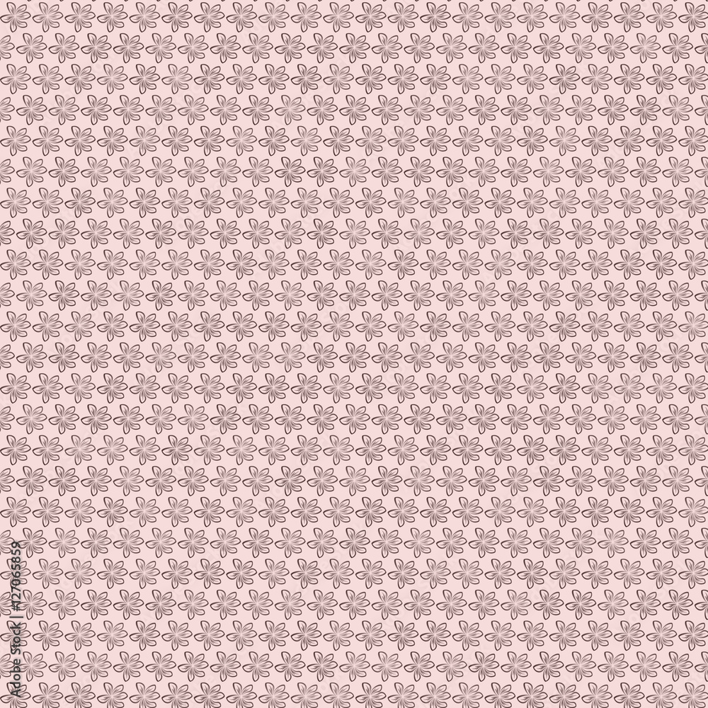 Seamless floral pattern with abstract flowers Seamless floral pattern with abstract flowers
