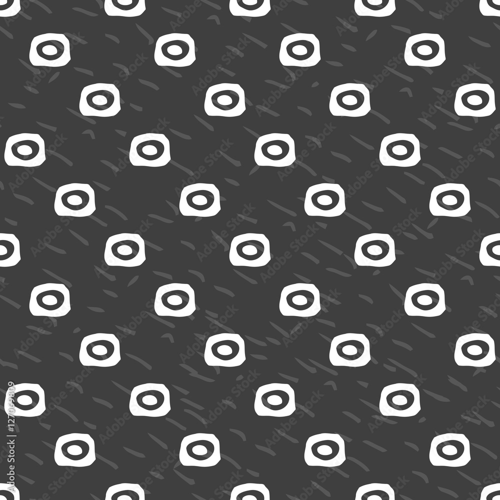 Geometric monochrome seamless pattern Geometric monochrome seamless pattern