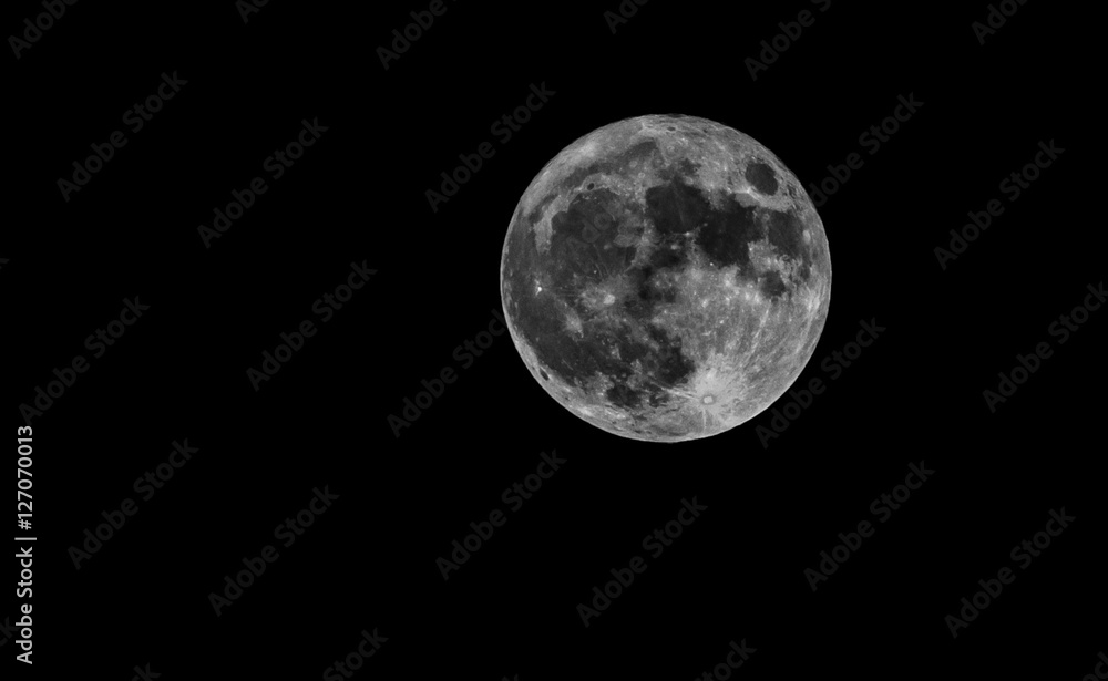 Fototapeta premium Big moon on the sky
