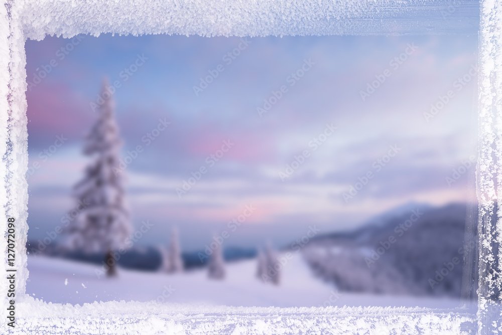 Christmas winter background for design Christmas winter background for design