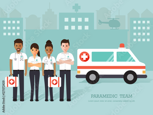 Paramedics, medical staff