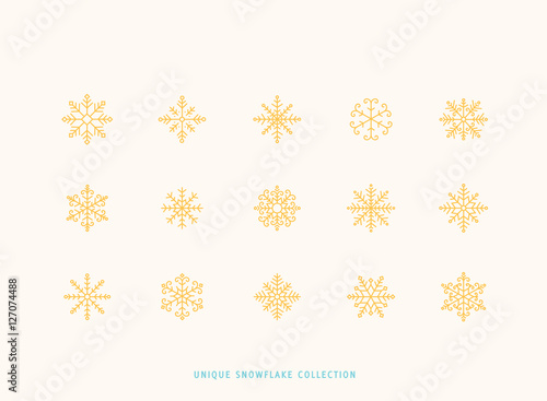 snowflake icon collection