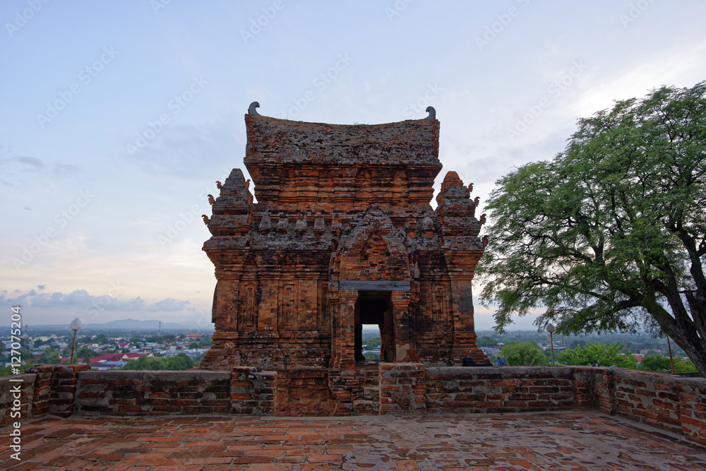 Cham towers , Ninh Thuan, Vietnam - - 09 Oct 2016 Cham towers , Ninh Thuan, Vietnam - - 09 Oct 2016