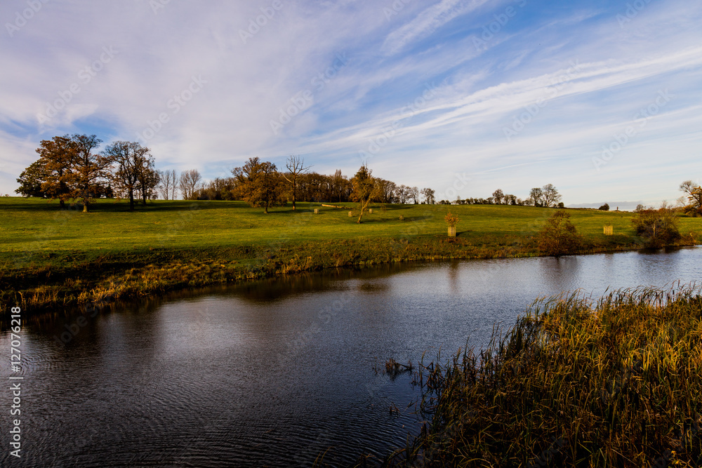 lake river beautiful water landscape