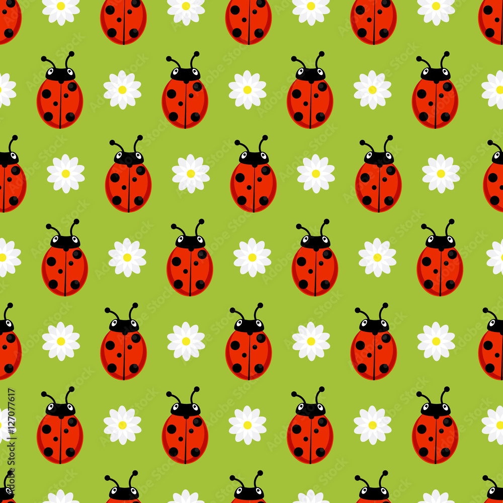 Spring seamless pattern Spring seamless pattern