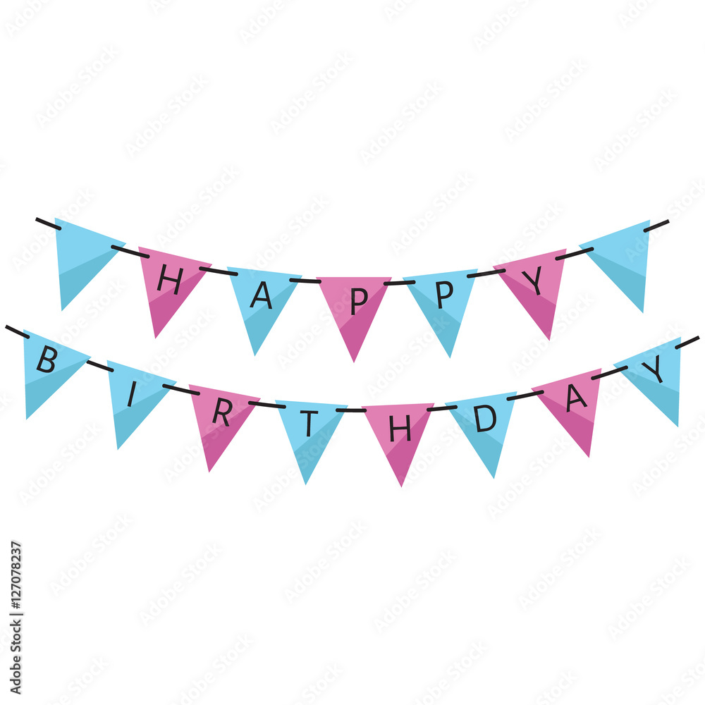 Bunting and garland set Bunting and garland set