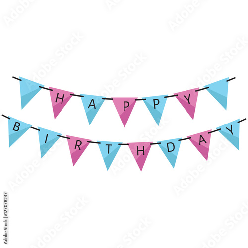 Bunting and garland set