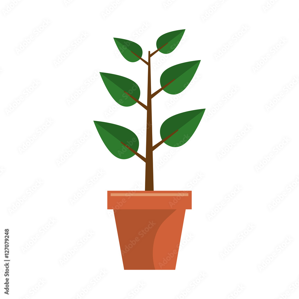 plant garden pot icon vector illustration design plant garden pot icon vector illustration design