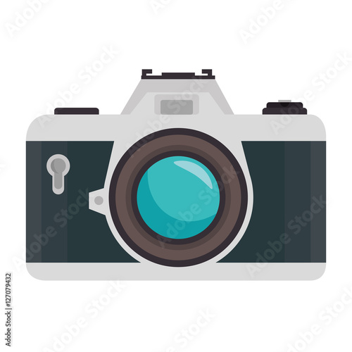 camera photographic isolated icon vector illustration design