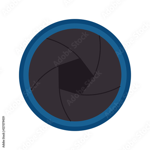 camera photographic lens isolated icon vector illustration design