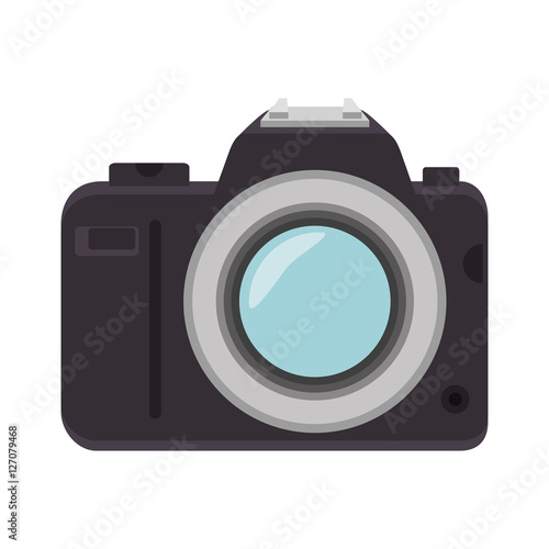 camera photographic isolated icon vector illustration design