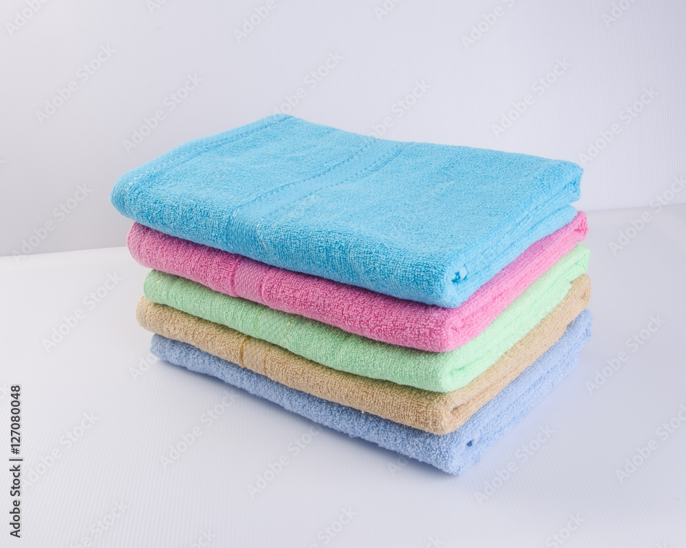 towel or bath towel on a background. towel or bath towel on a background.