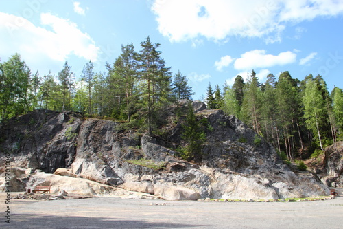 Owl Mountain in the Republic of Karelia