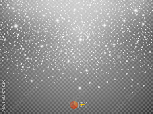 Star Effects. Stardust on a transparent background.