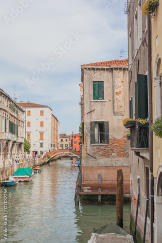 Venice canal with gondolas © Alexey Anashkin