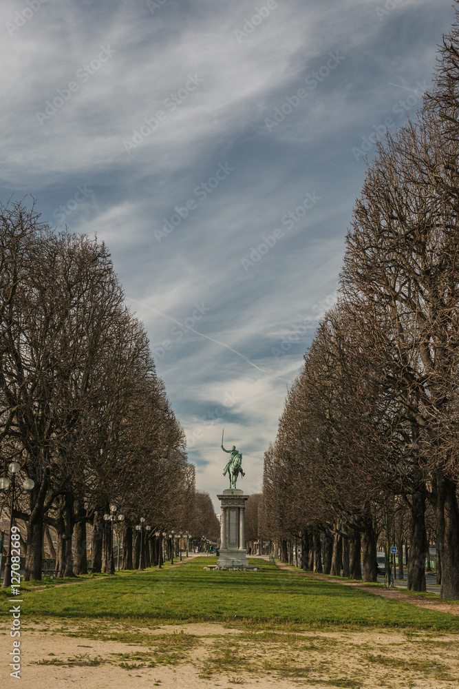 Statue Of LaFayette Cours La Reine Paris France Statue Of LaFayette Cours La Reine Paris France