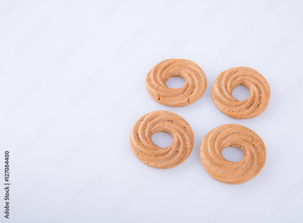 cookie or ring biscuits on a background. cookie or ring biscuits on a background.