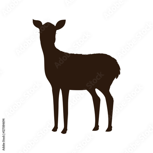reindeer animal isolated icon vector illustration design