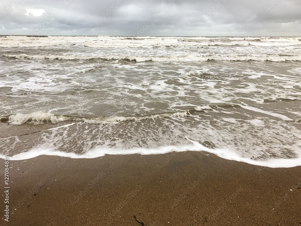 Tide coming in at Scarborough beach