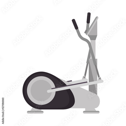machine gym equipment icon vector illustration design