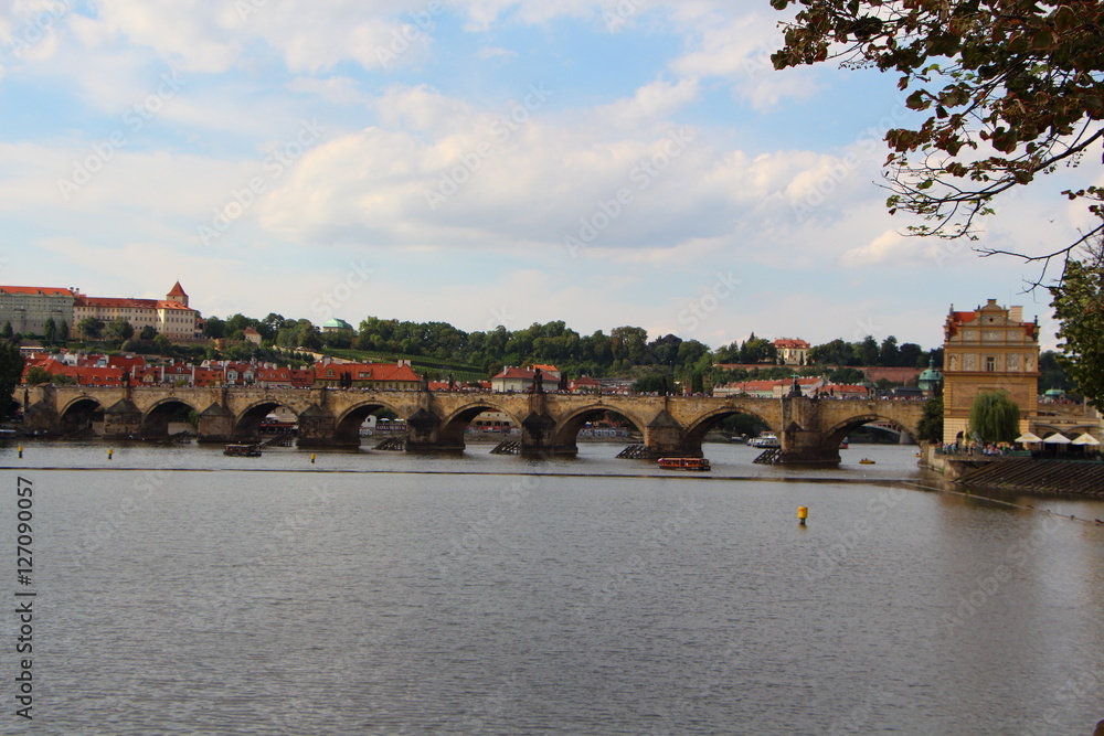 Rivière Vltava à Prague