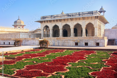Khas Mahal and Anguri Bagh (Grape Garden) in Agra Fort, Uttar Pr