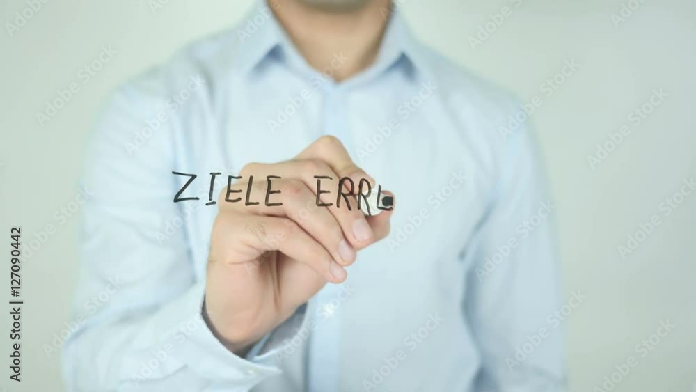 Achieve Goal In German Language, Ziele Erreichen Achieve Goal In German Language, Ziele Erreichen