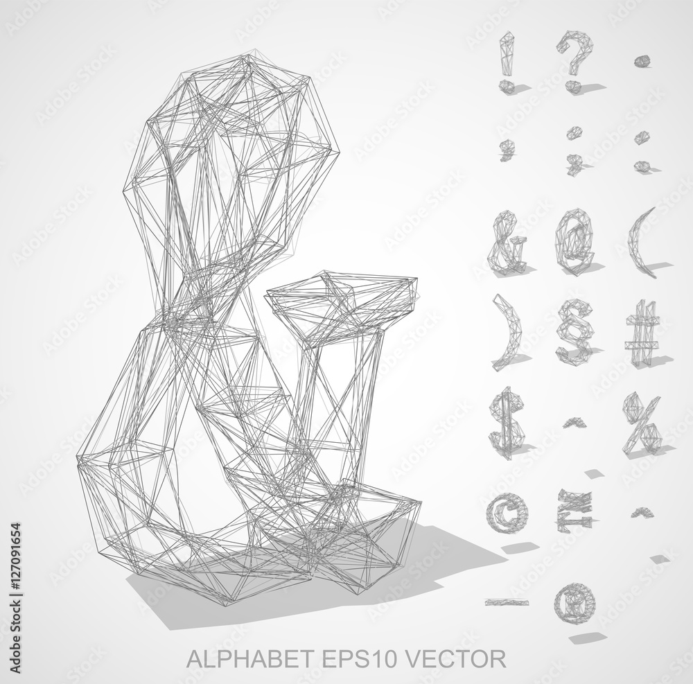 Vector illustration of a sketched Symbols. Hand drawn 3D Symbols. Vector illustration of a sketched Symbols. Hand drawn 3D Symbols.