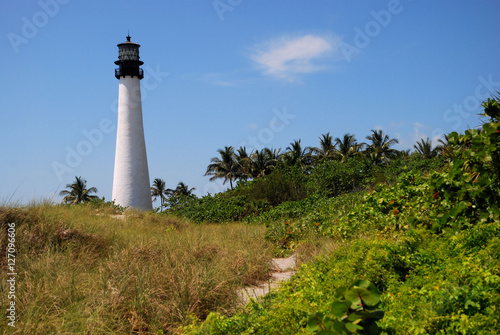 Cape Florida / Cape Florida Lighthouse at the Bill Baggs State Park near Miami, FL