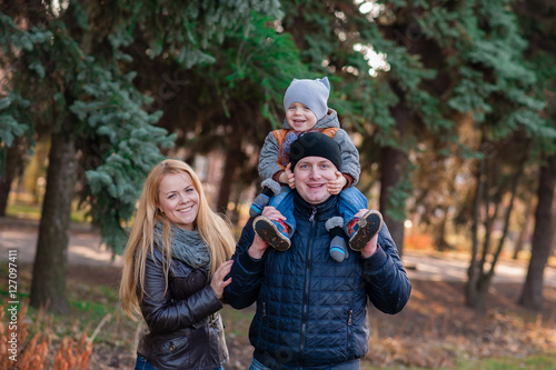 Family portrait in the Park