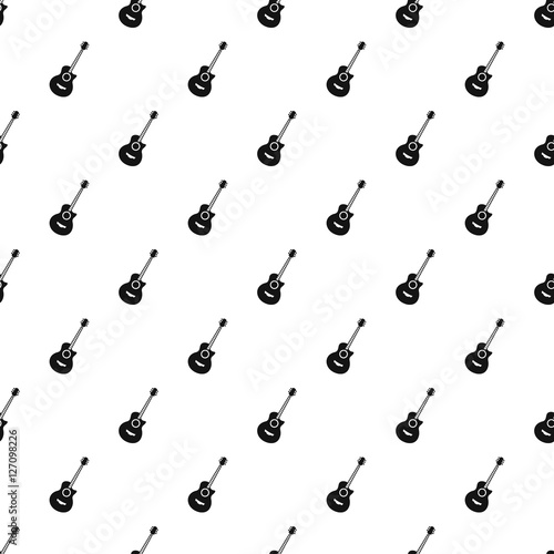 Guitar pattern. Simple illustration of guitar vector pattern for web