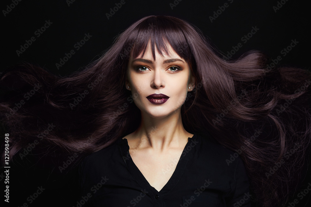 beautiful young woman with long healthy hair.sexy girl.trendy hair coloring. Beauty salon beautiful young woman with long healthy hair.sexy girl.trendy hair coloring. Beauty salon