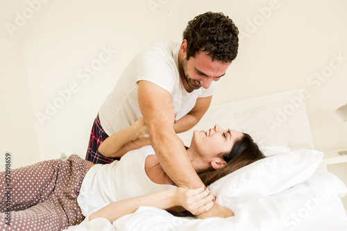 Couple in bed