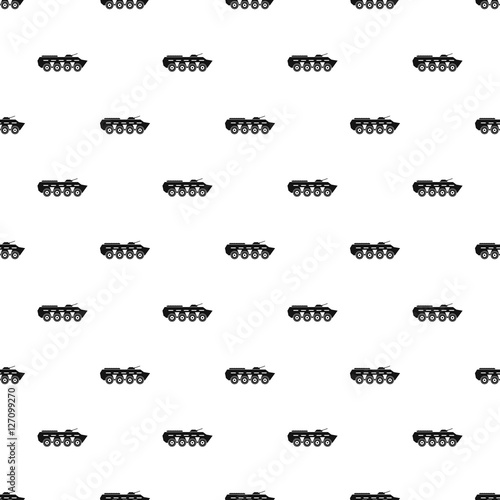 Armoured troop carrier wheeled pattern. Simple illustration of armoured troop carrier wheeled vector pattern for web