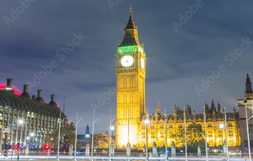 The Big Ben at night   England  UK.