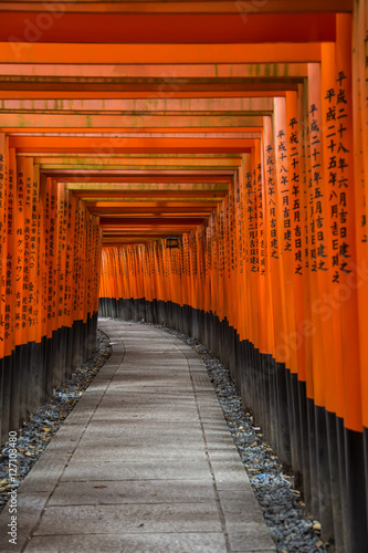 Fushimi Inari shrine in Kyoto, Japan