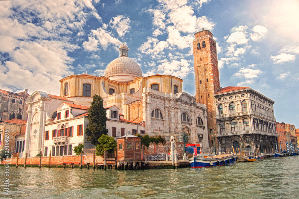 Historic houses of the Grand Canal in Venice