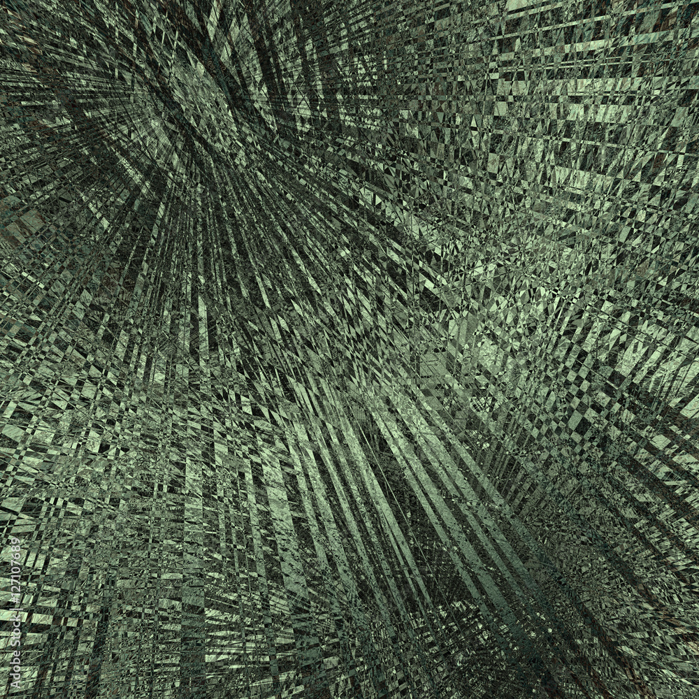 Naklejka premium Glitch. Abstract background. Failure computer. 3D space. Vector Illustration