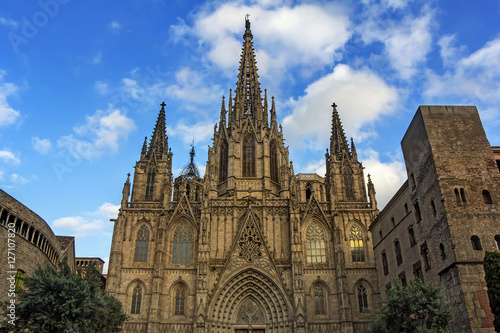 Cathedral of the Holy Cross and Saint Eulalia in Barcelona Catal