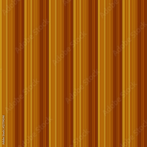 The pattern of stripes of different shades of brown.
