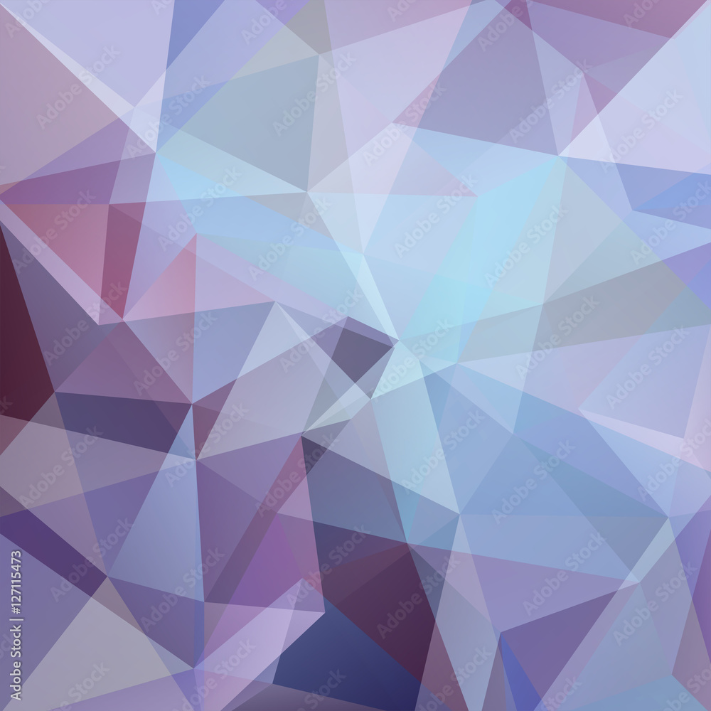 Fototapeta premium Abstract geometric style blue background. Vector illustration. Blue, purple colors
