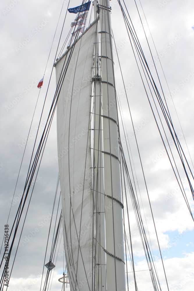 Segelschiff ,Mast, Yacht, Yachtseile