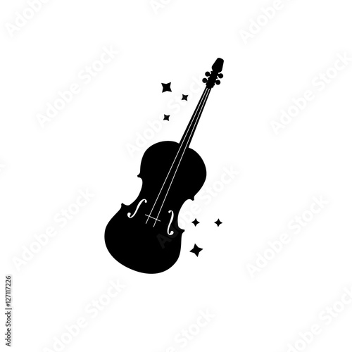 Vector icon cello