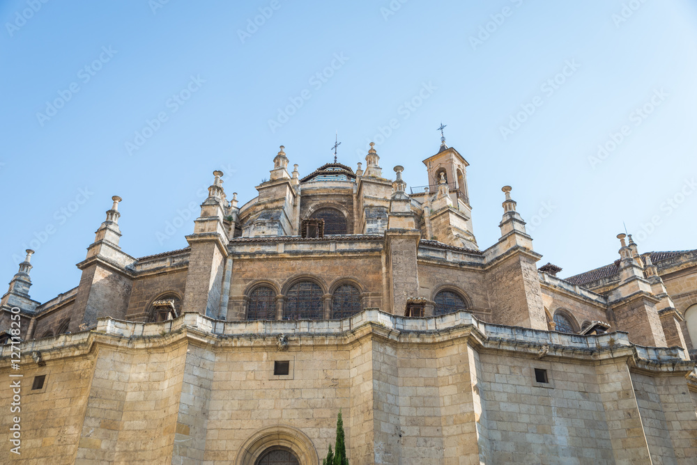 Granada Cathedral, or the Cathedral of the Incarnation building in Granada, Andalusia, Spain