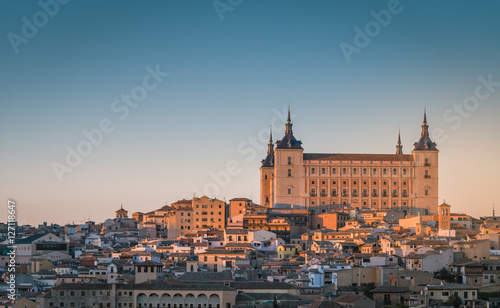 Toledo, Spain old town cityscape at the Alcazar. © Daniel