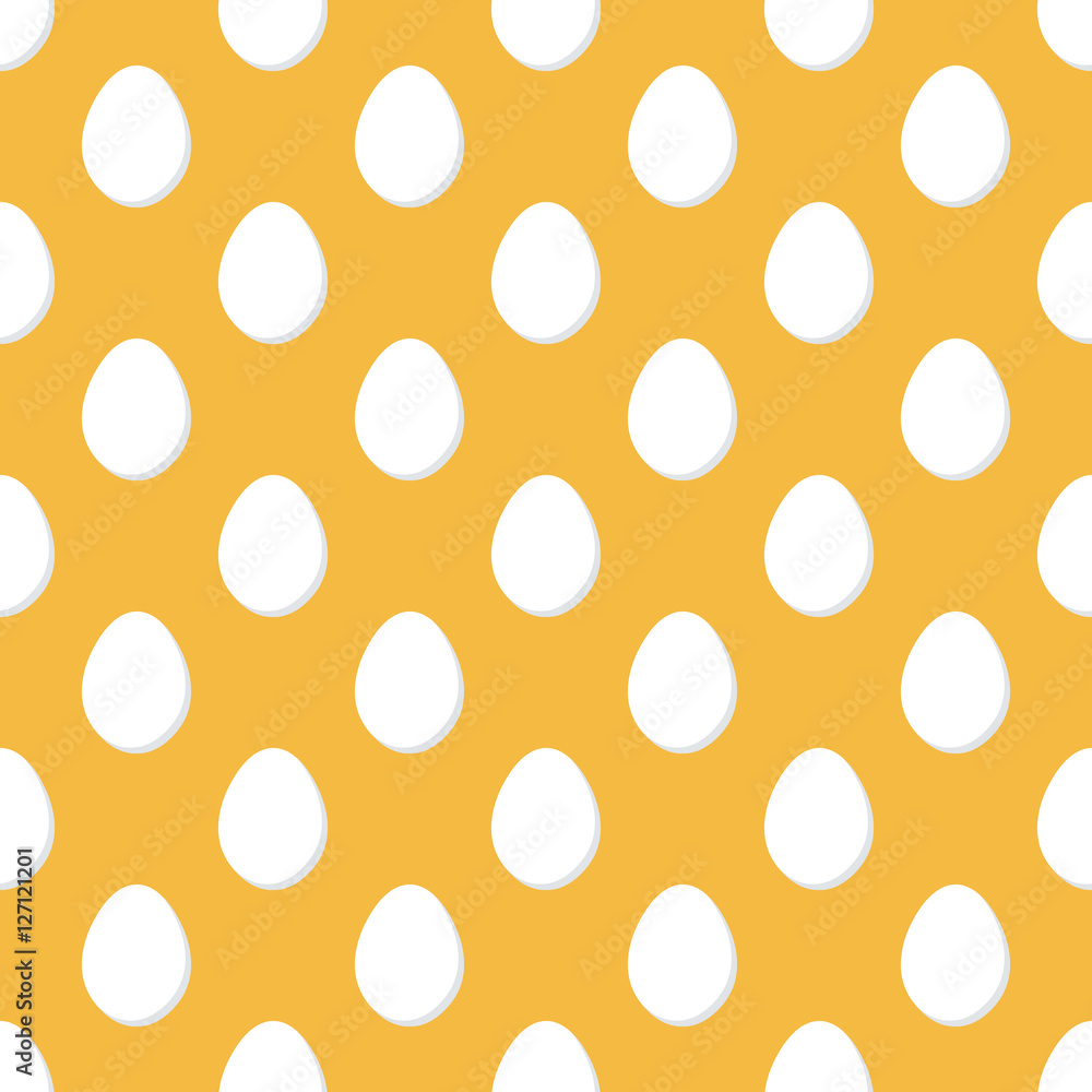 Flat design chicken, easter eggs seamless pattern background. Flat design chicken, easter eggs seamless pattern background.