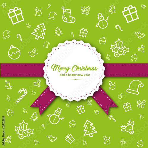 Freundliches Motiv für Weihnachten oder Neujahr