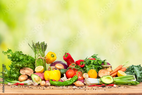 Fotografie Organic vegetables