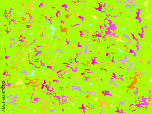 Decoração de carnaval com formas coloridas